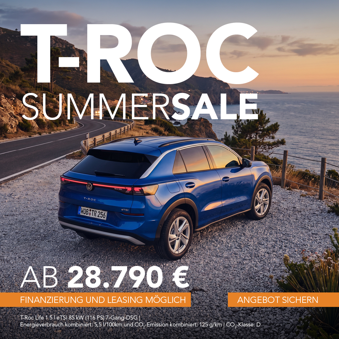 BEITRAG VW T-Roc Summer Sale
