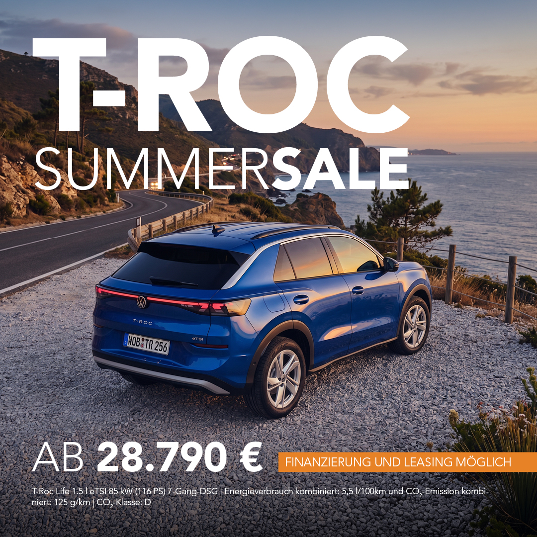 HEADER MOBILE VW T-Roc Summer Sale HEADER MOBILE VW T-Roc Summer Sale
